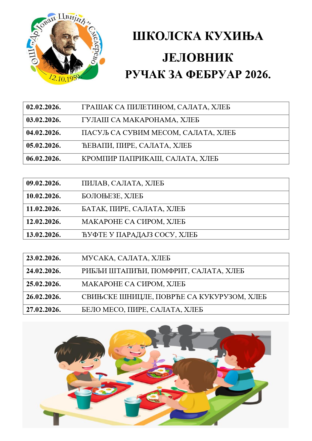 Jelovnik rucak 6 2025 2026 02
