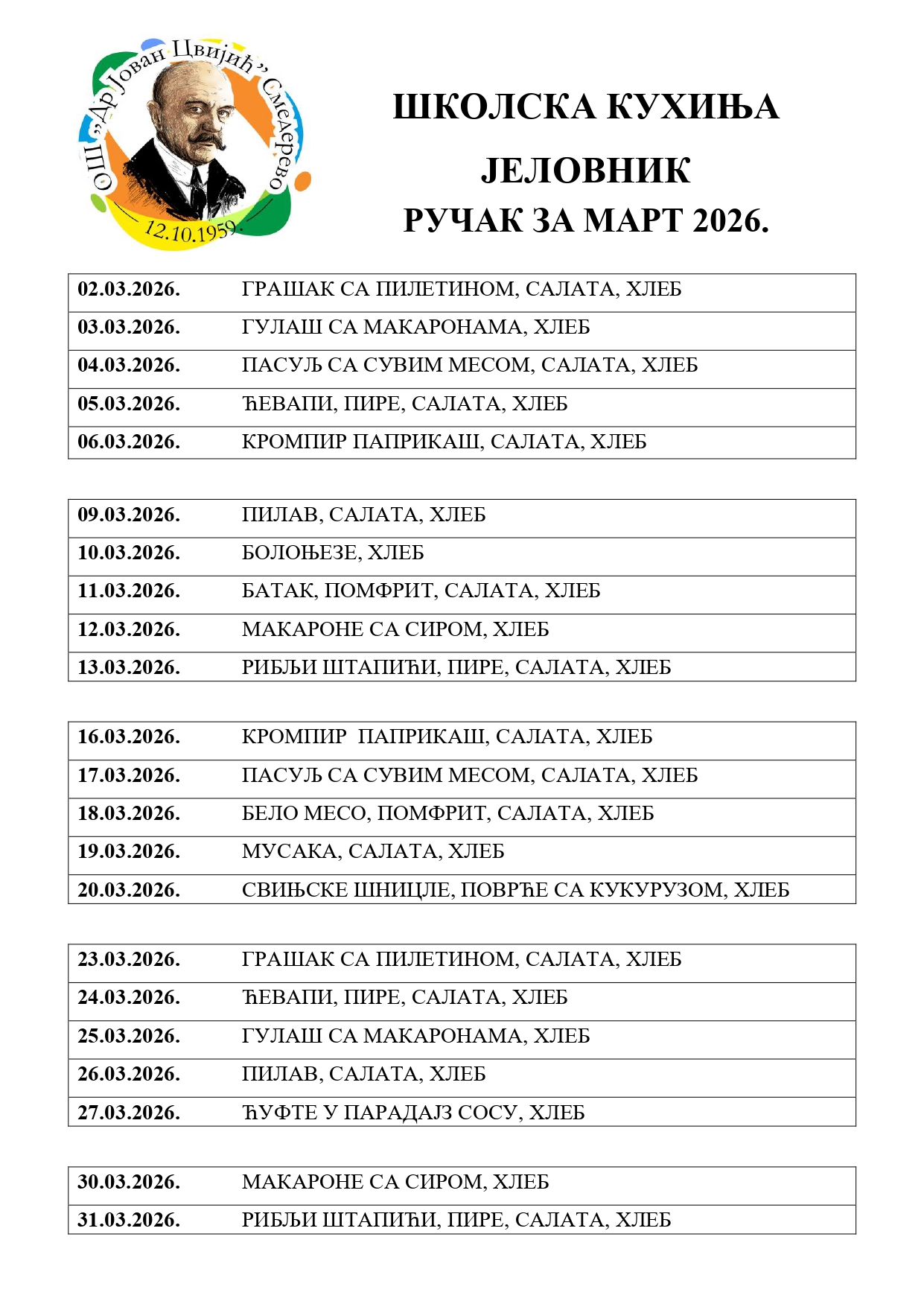 Jelovnik rucak 7 2025 2026 03